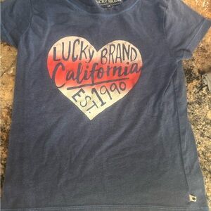 Lucky Brand Blue Short Sleeve Tee size 6X